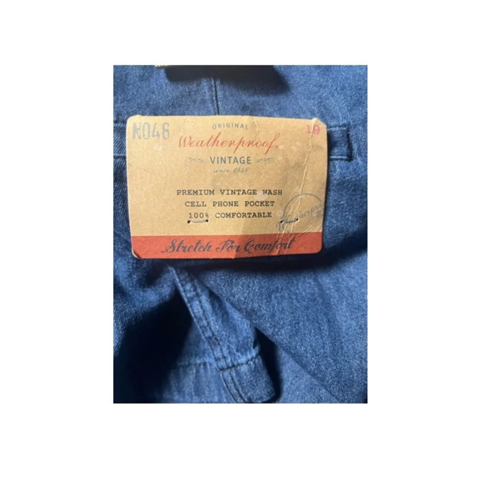 Weatherproof dark indigo